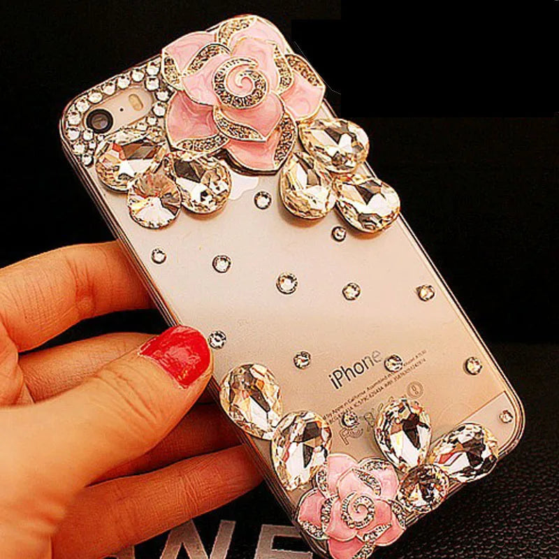 Hot 3D Crown Diamond Bling Crystal Cases for Samsung Galaxy A15 A35 A55 A14 A34 A54 A21S A52S A52 A12 A32 A22 A13 A33 A53 5G - Premium Mobile Phone Cases from Dressmycell.com - Just $25! Shop now at Dressmycell.com