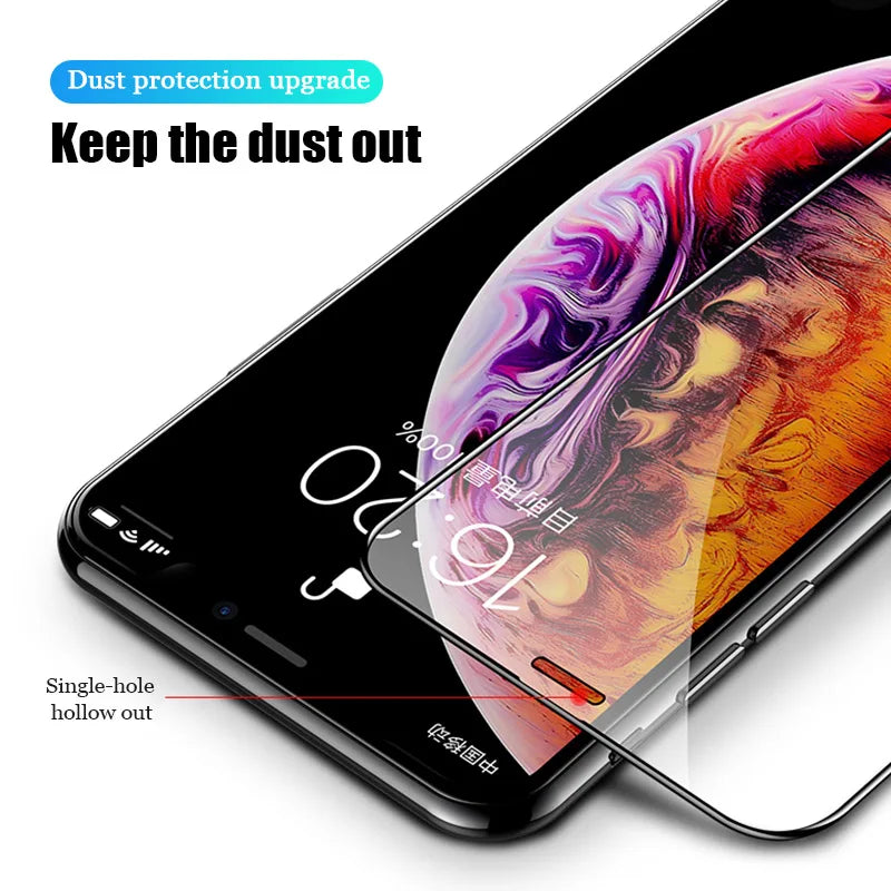 4Pcs Full Cover Tempered Glass For iPhone - Premium Screen Protectors from Dressmycell.com - Just $15! Shop now at Dressmycell.com