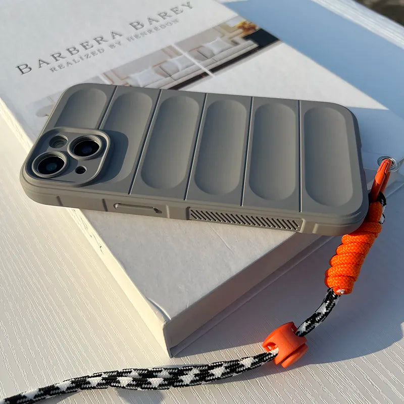 Matte Silicone  3D Stripe Case For iPhone - Premium Mobile Phone Cases from Inandlay - Just $16! Shop now at Dressmycell.com Matte Silicone  3D Stripe Case For iPhone - Premium Mobile Phone Cases from Inandlay - Just $16! Shop now at Dressmycell.com