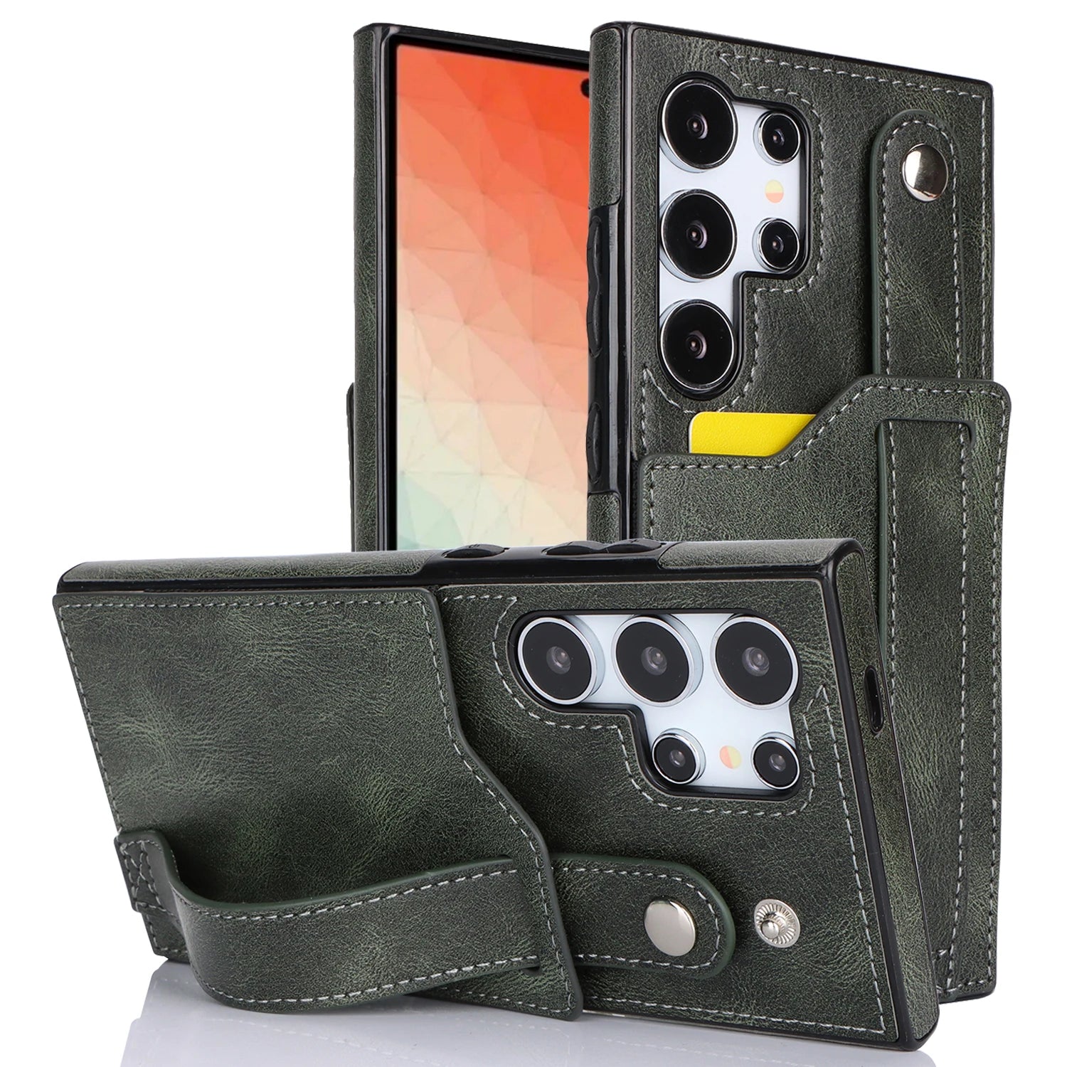 Leather Card Holder Case with Stand For Samsung Galaxy A Series - Premium Mobile Phone Cases from Dressmycell.com - Just $17! Shop now at Dressmycell.com Leather Card Holder Case with Stand For Samsung Galaxy A Series - Premium Mobile Phone Cases from Dressmycell.com - Just $17! Shop now at Dressmycell.com