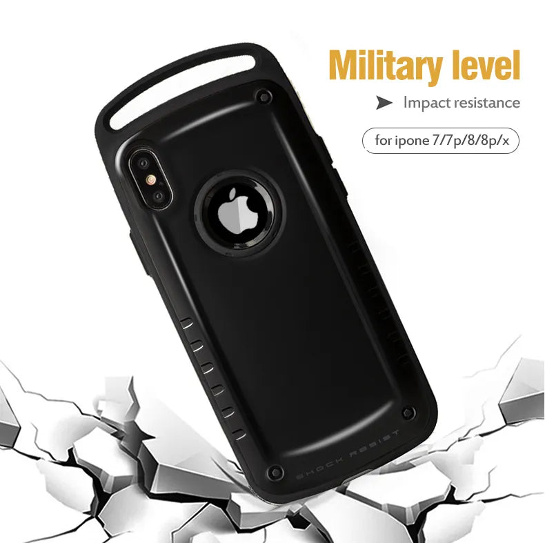 Heavy Duty Armor Shockproof Case For iPhone - Premium Mobile Phone Cases from Dressmycell.com - Just $16! Shop now at Dressmycell.com