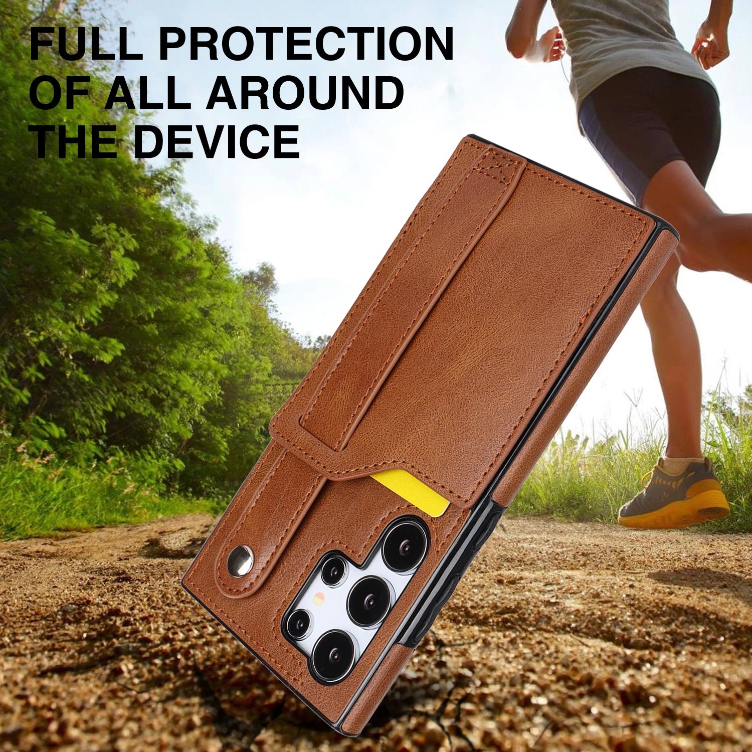 Leather Card Holder with Stand Case For Samsung Galaxy S Series Leather Card Holder with Stand Case For Samsung Galaxy S Series