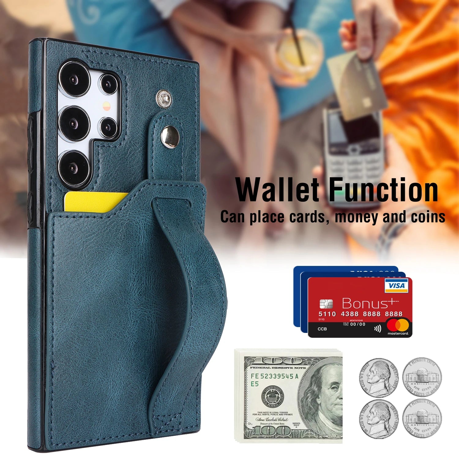 Leather Card Holder with Stand Case For Samsung Galaxy S Series - Premium Mobile Phone Cases from Dressmycell.com - Just $18! Shop now at Dressmycell.com Leather Card Holder with Stand Case For Samsung Galaxy S Series - Premium Mobile Phone Cases from Dressmycell.com - Just $18! Shop now at Dressmycell.com