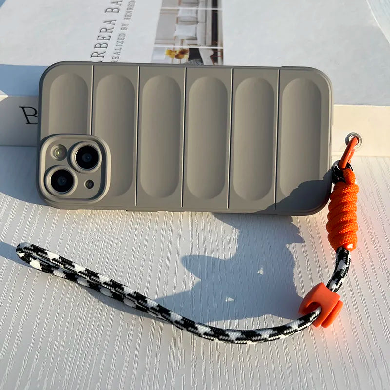 Matte Silicone  3D Stripe Case For iPhone - Premium Mobile Phone Cases from Inandlay - Just $16! Shop now at Dressmycell.com Matte Silicone  3D Stripe Case For iPhone - Premium Mobile Phone Cases from Inandlay - Just $16! Shop now at Dressmycell.com