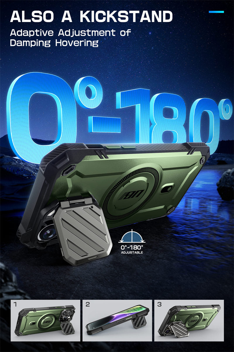 Full Body Rugged Case with Camera Cover & Built-in Kickstand For iPhone Pro Max - Premium Mobile Phone Cases from SUPCASE - Just $49! Shop now at Dressmycell.com Full Body Rugged Case with Camera Cover & Built-in Kickstand For iPhone Pro Max - Premium Mobile Phone Cases from SUPCASE - Just $49! Shop now at Dressmycell.com