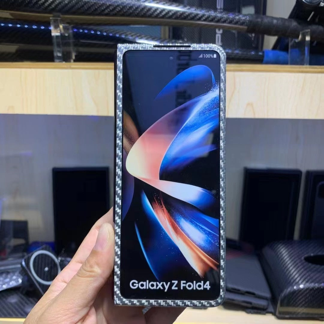 YTF-Carbon Fiber Case For Samsung Galaxy Z Fold - Premium Mobile Phone Cases from Dressmycell.com - Just $44.00! Shop now at Dressmycell.com YTF-Carbon Fiber Case For Samsung Galaxy Z Fold - Premium Mobile Phone Cases from Dressmycell.com - Just $44.00! Shop now at Dressmycell.com