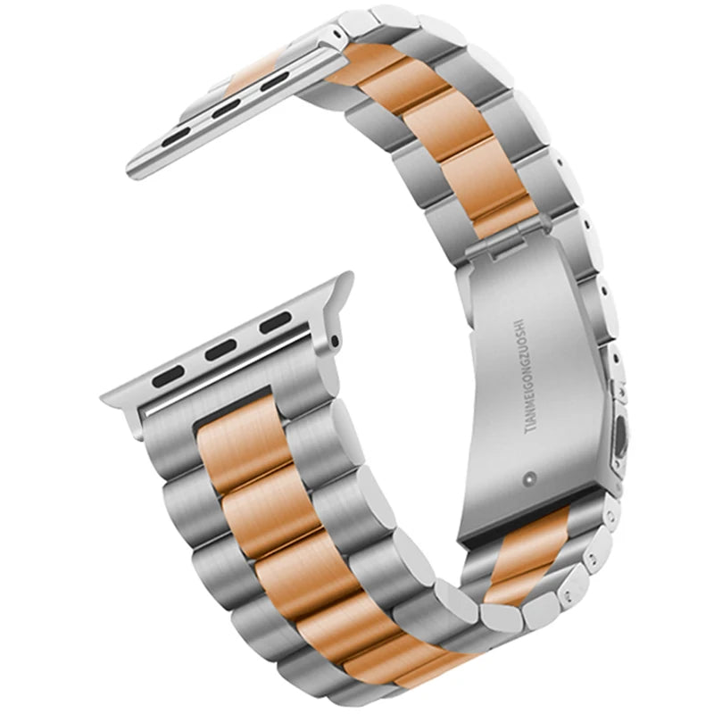 Stainless Steel Strap For Apple Watch - Premium Apple Watch Accessories from Dressmycell.com - Just $15! Shop now at Dressmycell.com