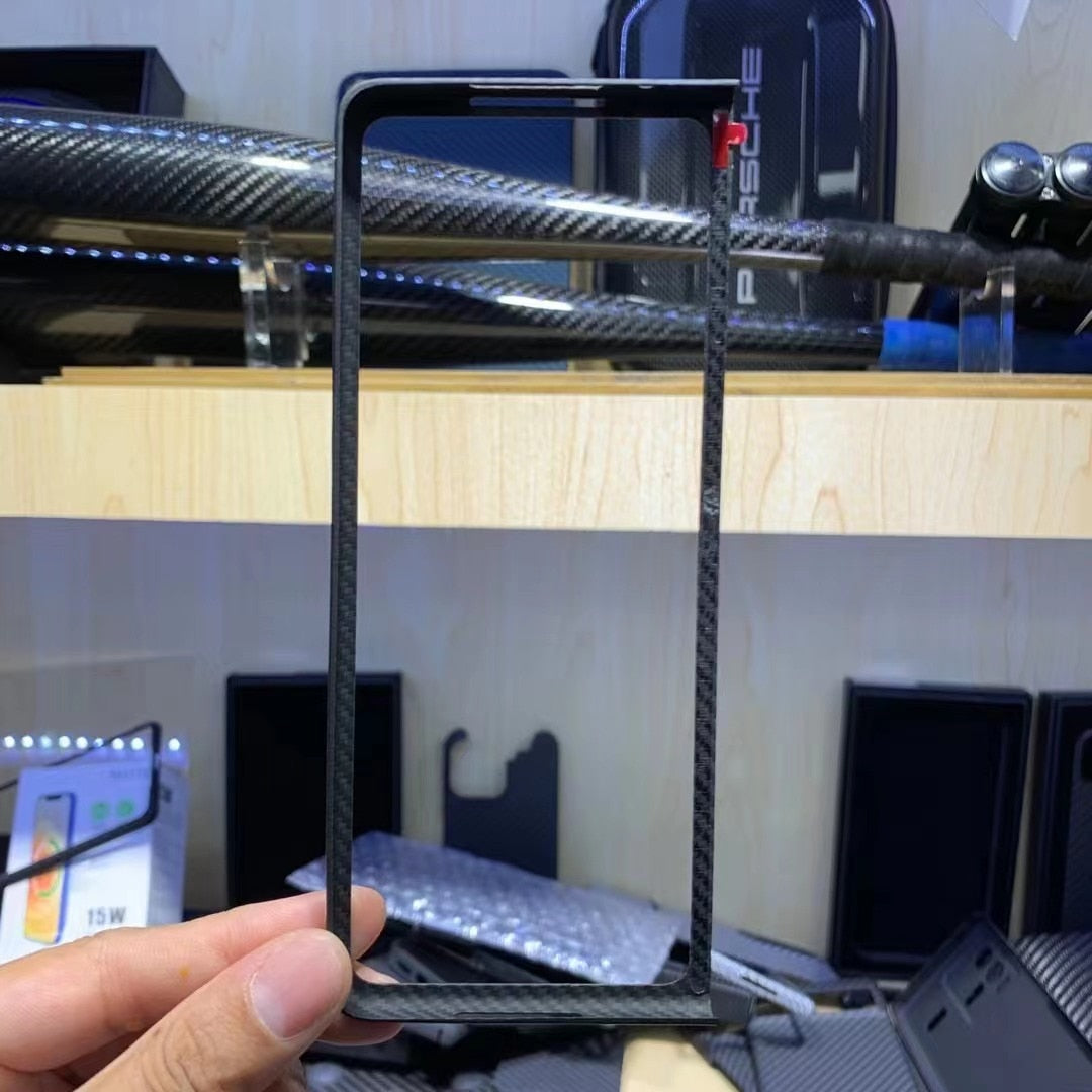 YTF-Carbon Fiber Case For Samsung Galaxy Z Fold - Premium Mobile Phone Cases from Dressmycell.com - Just $44.00! Shop now at Dressmycell.com YTF-Carbon Fiber Case For Samsung Galaxy Z Fold - Premium Mobile Phone Cases from Dressmycell.com - Just $44.00! Shop now at Dressmycell.com