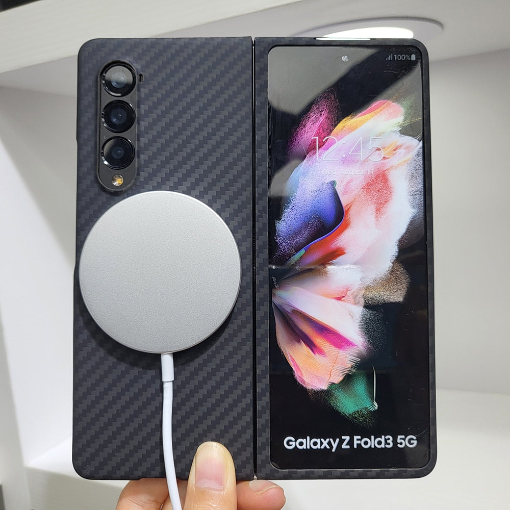 YTF-Carbon Fiber Case For Samsung Galaxy Z Fold - Premium Mobile Phone Cases from Dressmycell.com - Just $44.00! Shop now at Dressmycell.com YTF-Carbon Fiber Case For Samsung Galaxy Z Fold - Premium Mobile Phone Cases from Dressmycell.com - Just $44.00! Shop now at Dressmycell.com