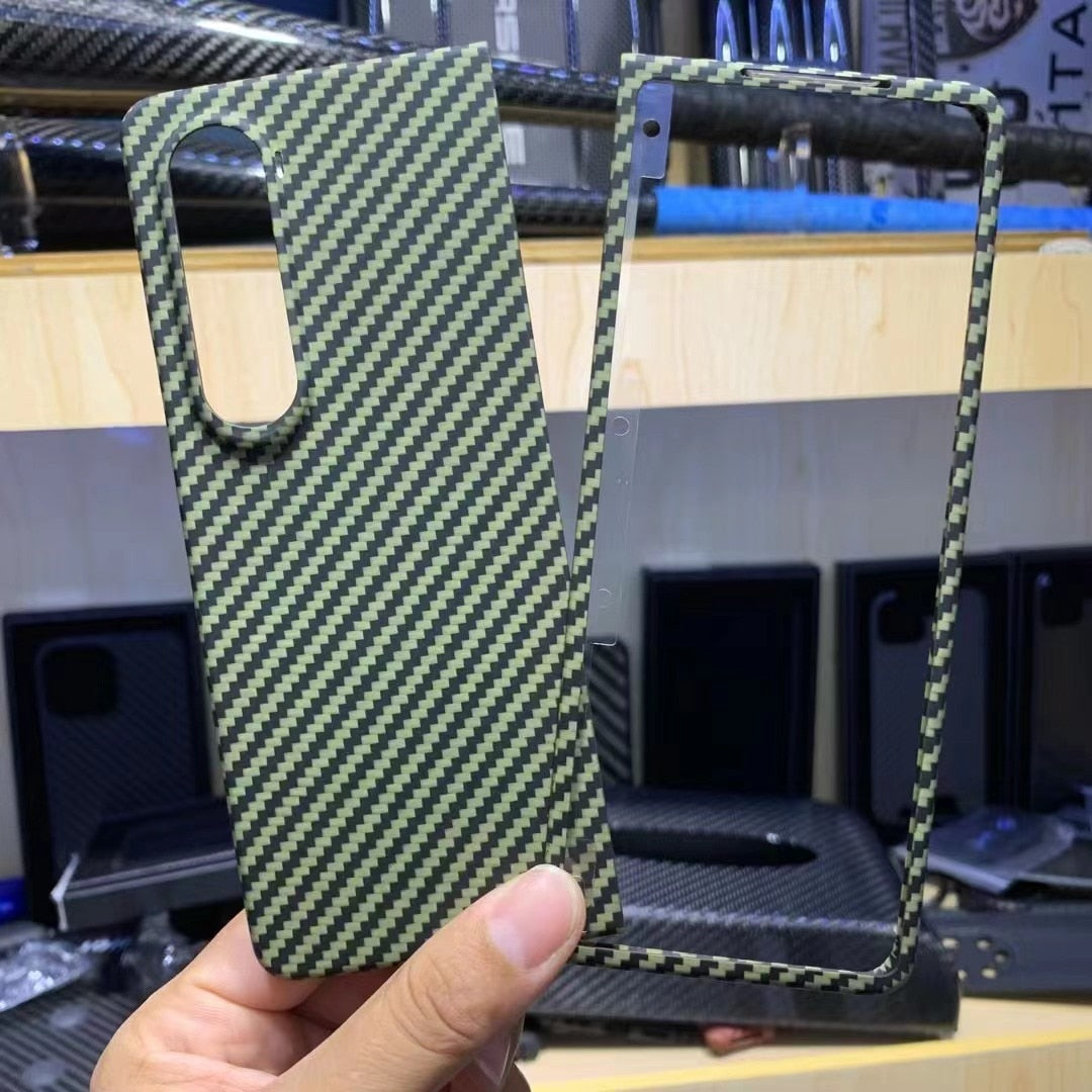 YTF-Carbon Fiber Case For Samsung Galaxy Z Fold - Premium Mobile Phone Cases from Dressmycell.com - Just $44.00! Shop now at Dressmycell.com YTF-Carbon Fiber Case For Samsung Galaxy Z Fold - Premium Mobile Phone Cases from Dressmycell.com - Just $44.00! Shop now at Dressmycell.com