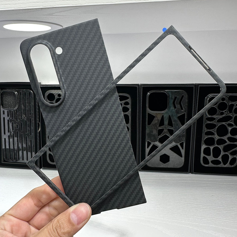 Ultra Thin Carbon Fiber case For Samsung Galaxy Z Fold 5 - Premium Mobile Phone Cases from QADIR - Just $45.00! Shop now at Dressmycell.com Ultra Thin Carbon Fiber case For Samsung Galaxy Z Fold 5 - Premium Mobile Phone Cases from QADIR - Just $45.00! Shop now at Dressmycell.com