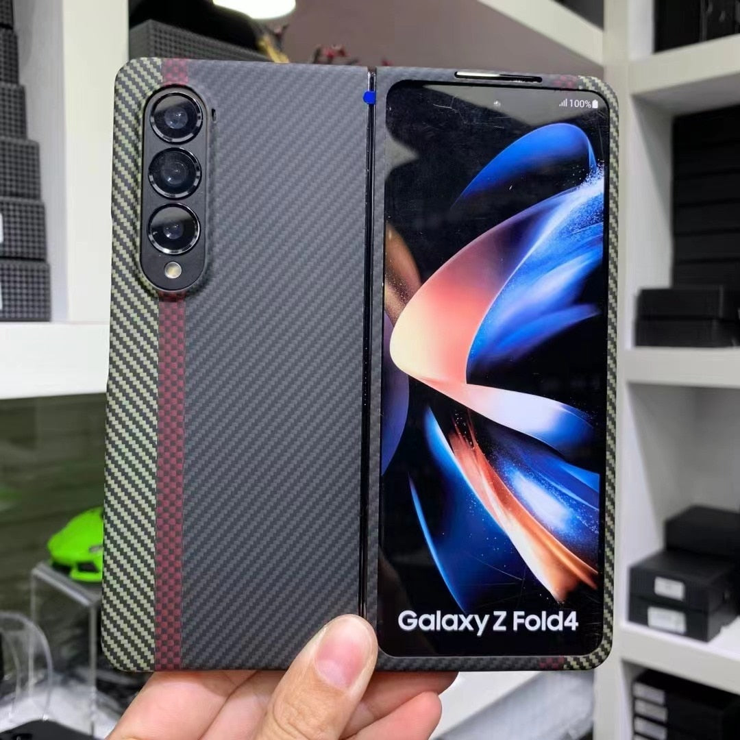 YTF-Carbon Fiber Case For Samsung Galaxy Z Fold - Premium Mobile Phone Cases from Dressmycell.com - Just $44.00! Shop now at Dressmycell.com YTF-Carbon Fiber Case For Samsung Galaxy Z Fold - Premium Mobile Phone Cases from Dressmycell.com - Just $44.00! Shop now at Dressmycell.com