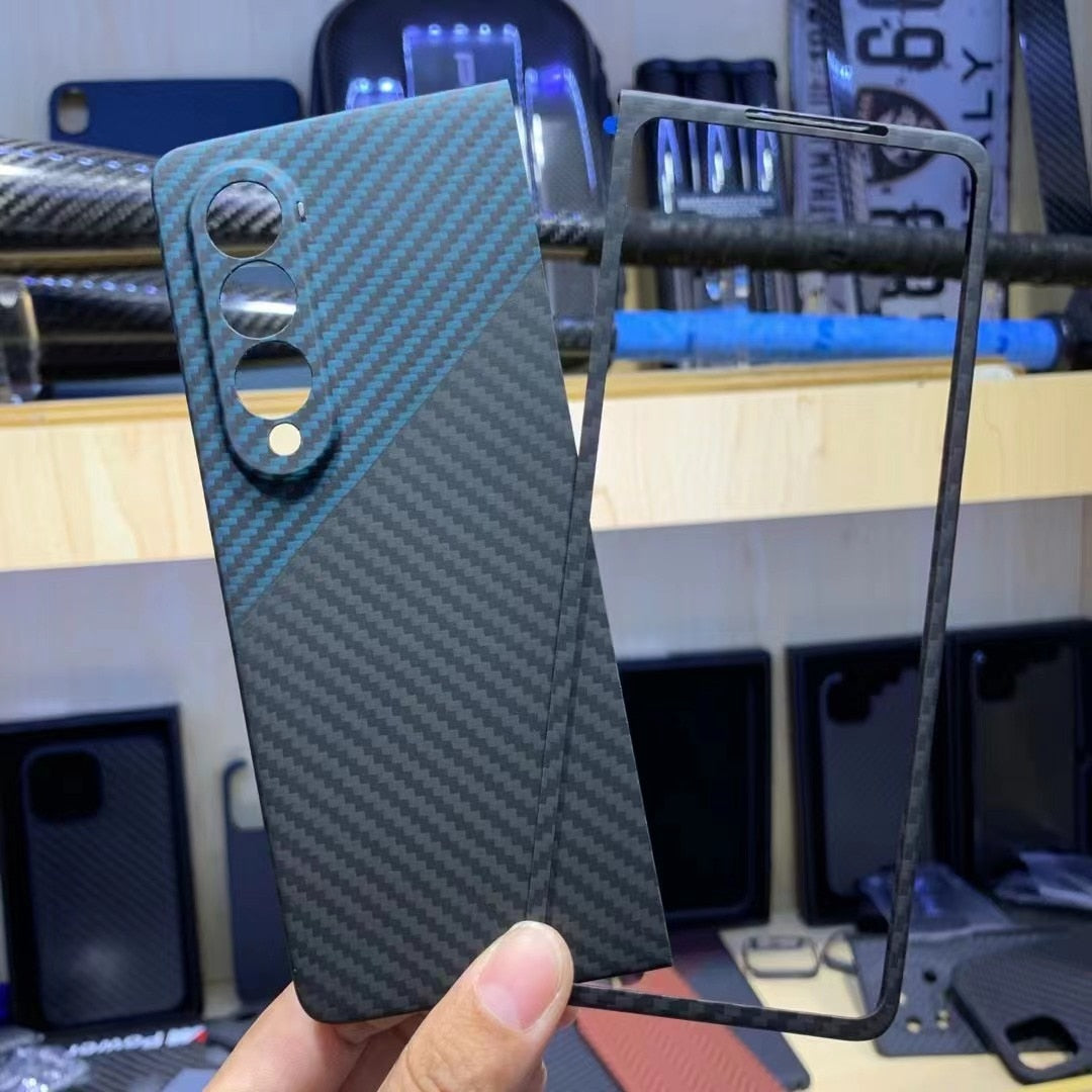 YTF-Carbon Fiber Case For Samsung Galaxy Z Fold - Premium Mobile Phone Cases from Dressmycell.com - Just $44.00! Shop now at Dressmycell.com YTF-Carbon Fiber Case For Samsung Galaxy Z Fold - Premium Mobile Phone Cases from Dressmycell.com - Just $44.00! Shop now at Dressmycell.com