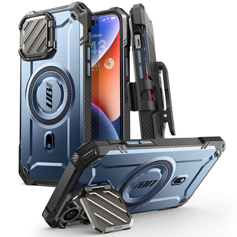 Full Body Rugged Case with Camera Cover & Built-in Kickstand For iPhone Pro Max - Premium Mobile Phone Cases from SUPCASE - Just $49! Shop now at Dressmycell.com Full Body Rugged Case with Camera Cover & Built-in Kickstand For iPhone Pro Max - Premium Mobile Phone Cases from SUPCASE - Just $49! Shop now at Dressmycell.com