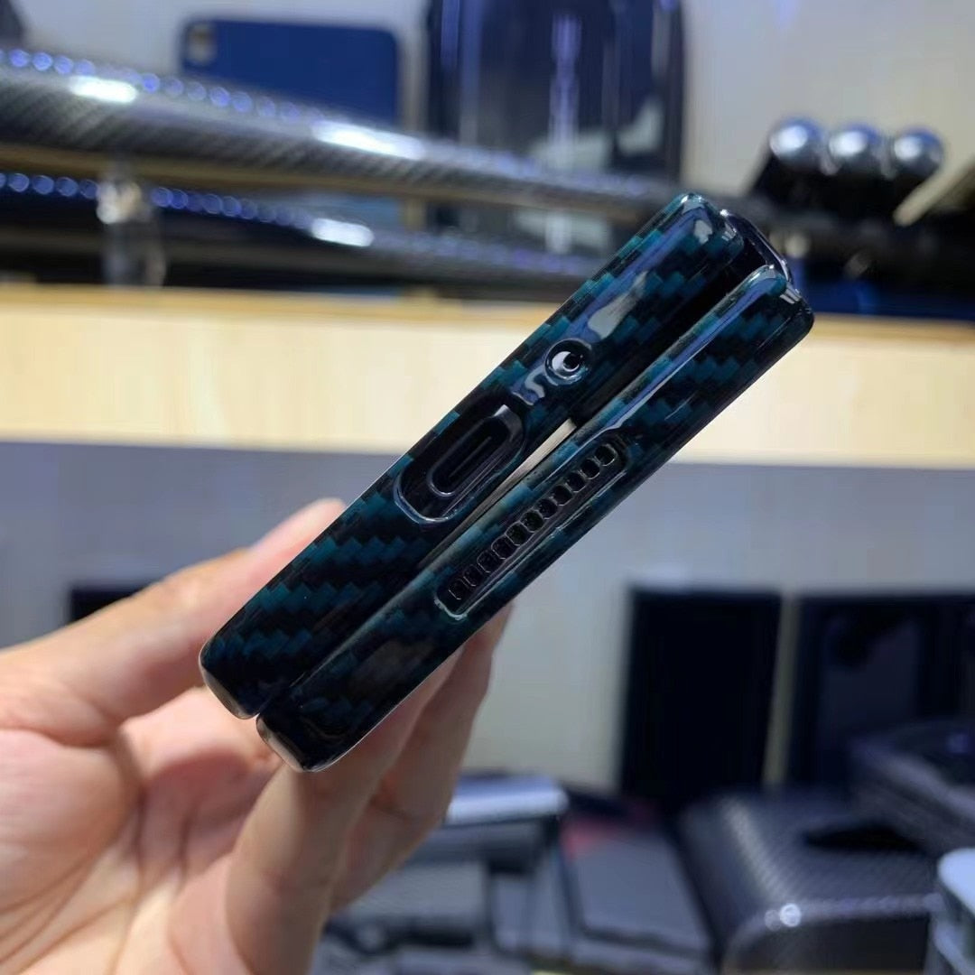 YTF-Carbon Fiber Case For Samsung Galaxy Z Fold - Premium Mobile Phone Cases from Dressmycell.com - Just $44.00! Shop now at Dressmycell.com YTF-Carbon Fiber Case For Samsung Galaxy Z Fold - Premium Mobile Phone Cases from Dressmycell.com - Just $44.00! Shop now at Dressmycell.com