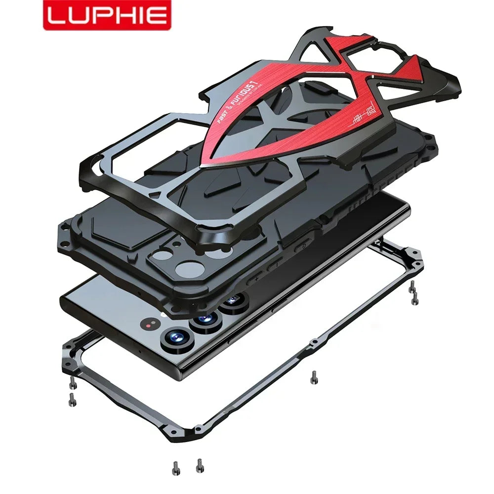 Military Shockproof Luphie Metal Armor Case For Samsung - Premium Mobile Phone Cases from Luphie - Just $36! Shop now at Dressmycell.com Military Shockproof Luphie Metal Armor Case For Samsung - Premium Mobile Phone Cases from Luphie - Just $36! Shop now at Dressmycell.com