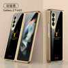 Leather & Tempered Glass Hard Case For Samsung Galaxy Z Fold - Premium Mobile Phone Cases from Dressmycell.com - Just $30! Shop now at Dressmycell.com Leather & Tempered Glass Hard Case For Samsung Galaxy Z Fold - Premium Mobile Phone Cases from Dressmycell.com - Just $30! Shop now at Dressmycell.com