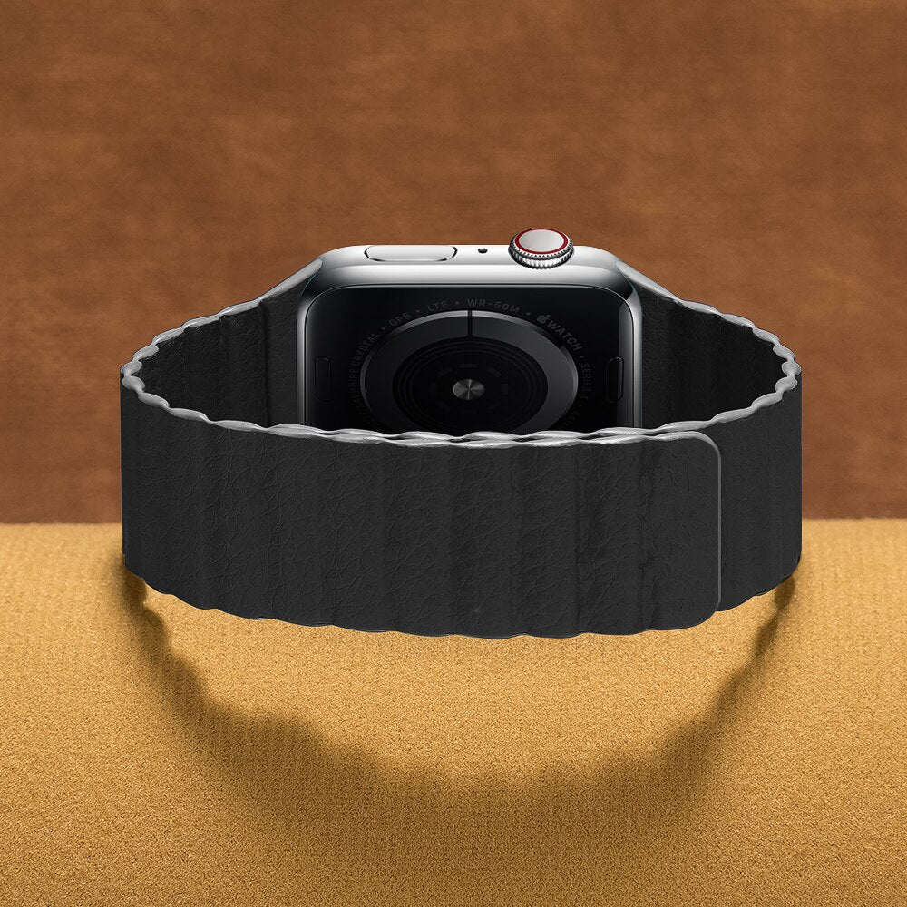 Leather Magnetic loop for Apple Watch - Premium Apple Watch Accessories from Dressmycell.com - Just $20.00! Shop now at Dressmycell.com