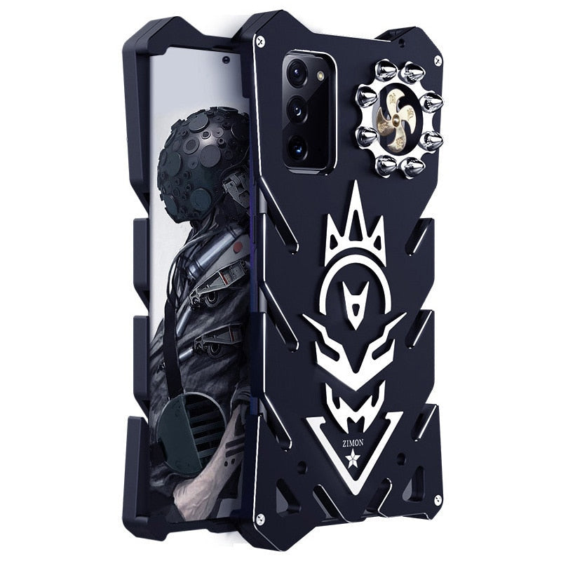 Metal Aluminum Armor For Samsung Galaxy Note 20 Series - Premium Mobile Phone Cases from Dressmycell.com - Just $35.00! Shop now at Dressmycell.com