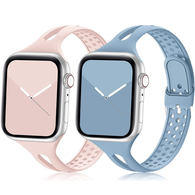 Slim Silicone Sport Strap for Apple Watch - Premium Apple Watch Accessories from Dressmycell.com - Just $15.00! Shop now at Dressmycell.com Slim Silicone Sport Strap for Apple Watch - Premium Apple Watch Accessories from Dressmycell.com - Just $15.00! Shop now at Dressmycell.com