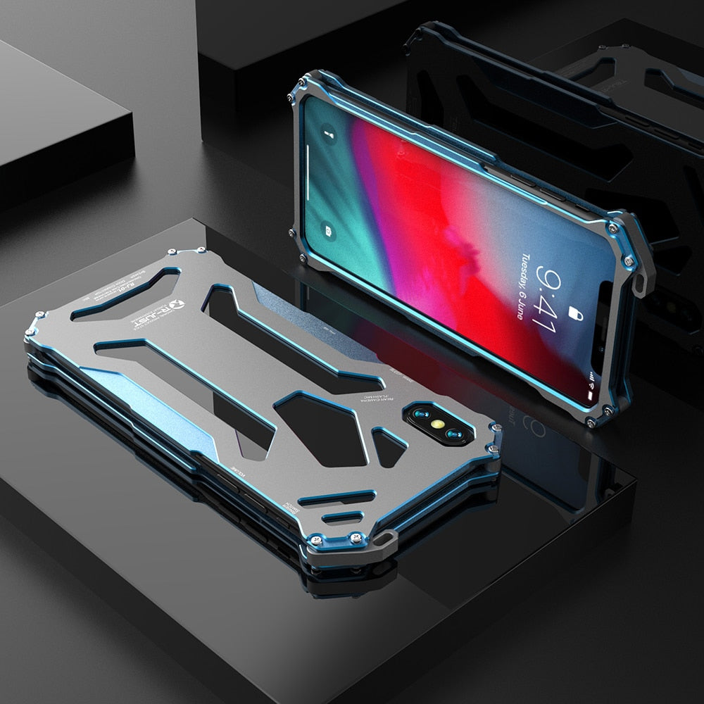 R-Just Alloy Metal Half-Wrapped Case for iPhone - Premium Mobile Phone Cases from R-Just - Just $32! Shop now at Dressmycell.com R-Just Alloy Metal Half-Wrapped Case for iPhone - Premium Mobile Phone Cases from R-Just - Just $32! Shop now at Dressmycell.com