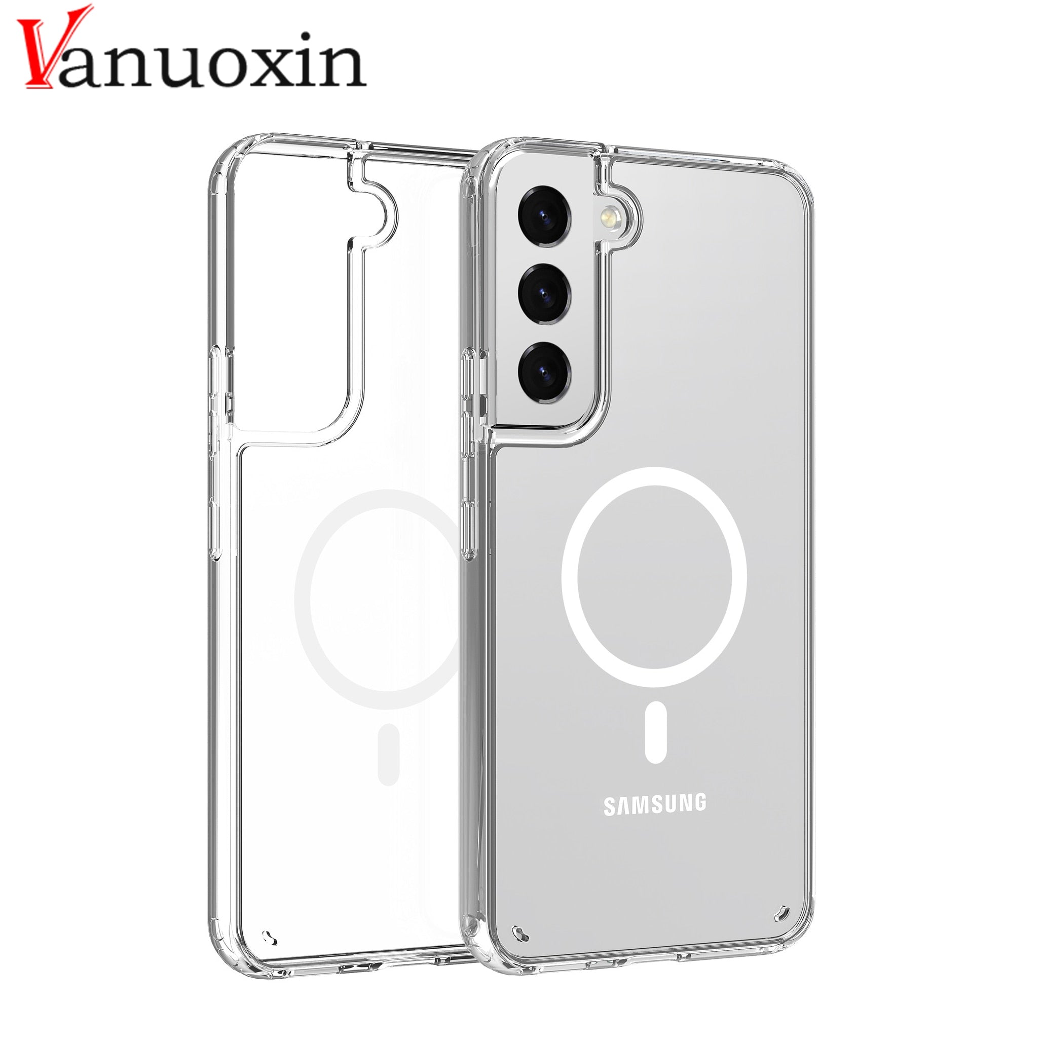 Magnetic Wireless Charging Case For Samsung - Premium Mobile Phone Cases from Dressmycell.com - Just $15.00! Shop now at Dressmycell.com