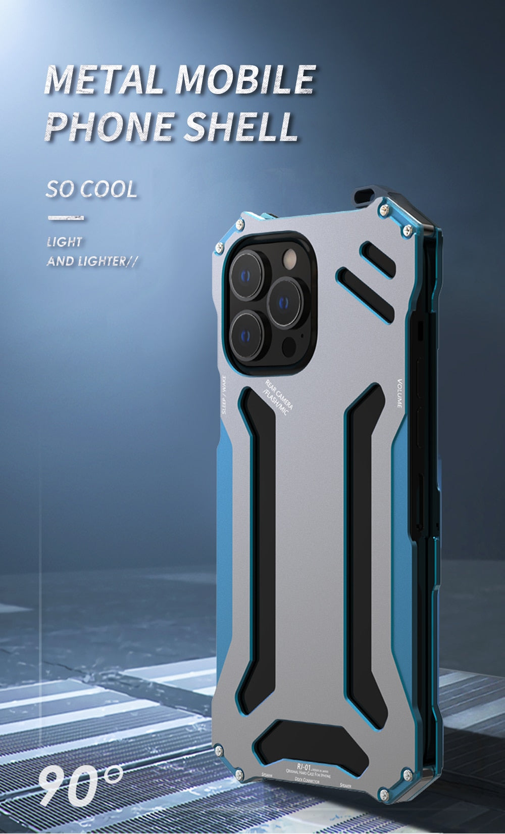 R-Just Alloy Metal Half-Wrapped Case for iPhone - Premium Mobile Phone Cases from R-Just - Just $32! Shop now at Dressmycell.com R-Just Alloy Metal Half-Wrapped Case for iPhone - Premium Mobile Phone Cases from R-Just - Just $32! Shop now at Dressmycell.com