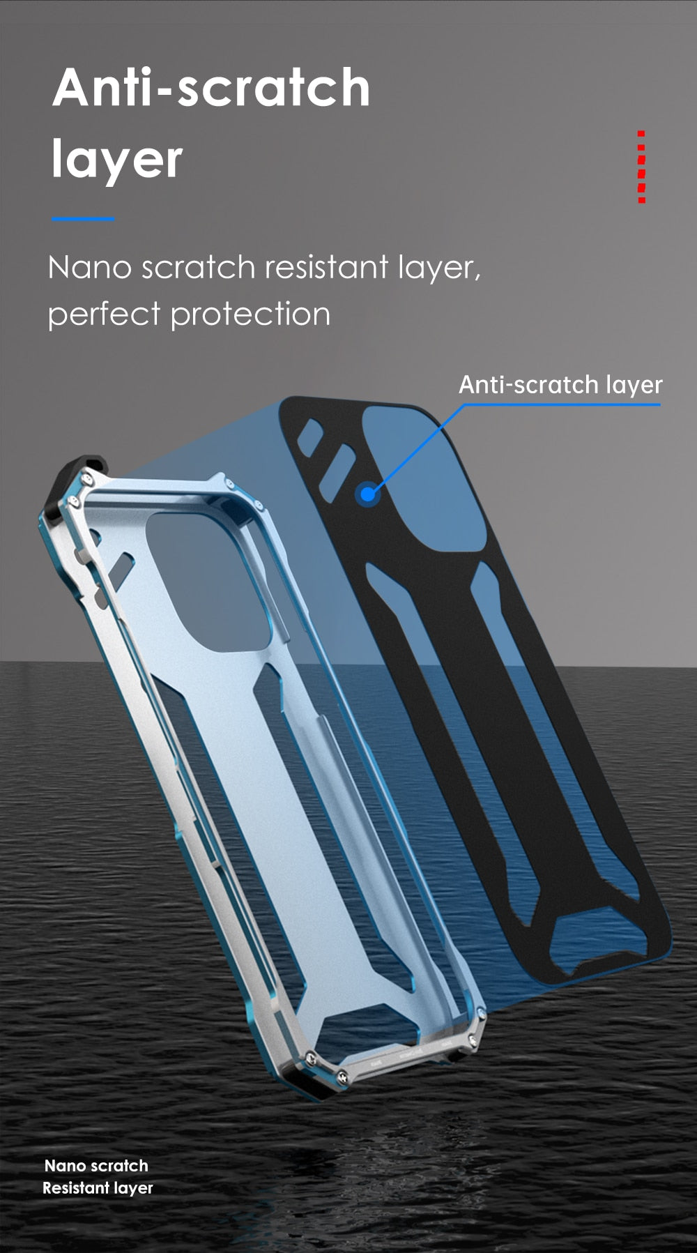 R-JUST Alloy Metal Half-Wrapped Case for iPhone - Premium Mobile Phone Cases from R-Just - Just $32! Shop now at Dressmycell.com R-JUST Alloy Metal Half-Wrapped Case for iPhone - Premium Mobile Phone Cases from R-Just - Just $32! Shop now at Dressmycell.com