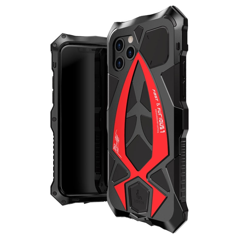 Metal Shockproof Armor Case for iPhone - Premium Mobile Phone Cases from Luphie - Just $38.00! Shop now at Dressmycell.com