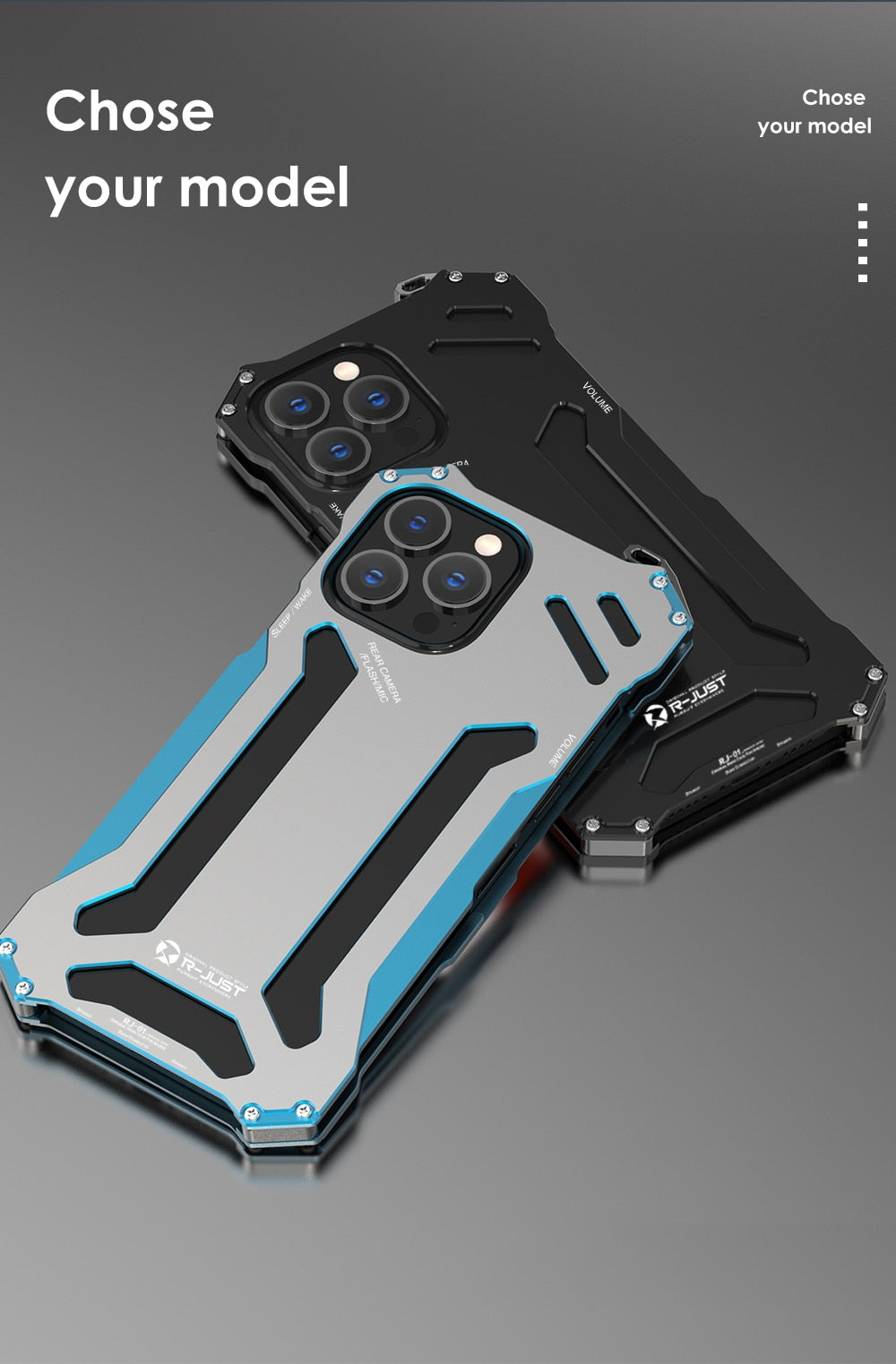 R-Just Alloy Metal Half-Wrapped Case for iPhone - Premium Mobile Phone Cases from R-Just - Just $32! Shop now at Dressmycell.com R-Just Alloy Metal Half-Wrapped Case for iPhone - Premium Mobile Phone Cases from R-Just - Just $32! Shop now at Dressmycell.com