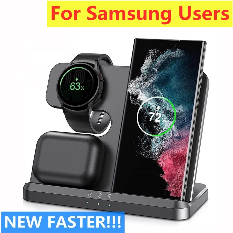 3 in 1 Wireless Charging Dock Station for Samsung 3 in 1 Wireless Charging Dock Station for Samsung