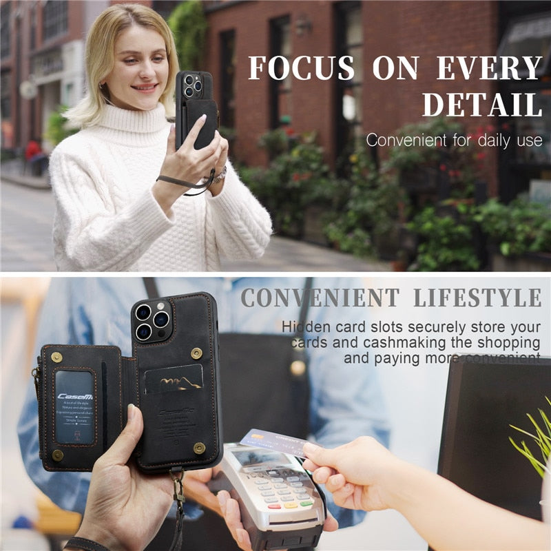 Leather Zipper Purse Wallet Case for iPhone - Premium Mobile Phone Cases from Dressmycell.com - Just $24.00! Shop now at Dressmycell.com Leather Zipper Purse Wallet Case for iPhone - Premium Mobile Phone Cases from Dressmycell.com - Just $24.00! Shop now at Dressmycell.com