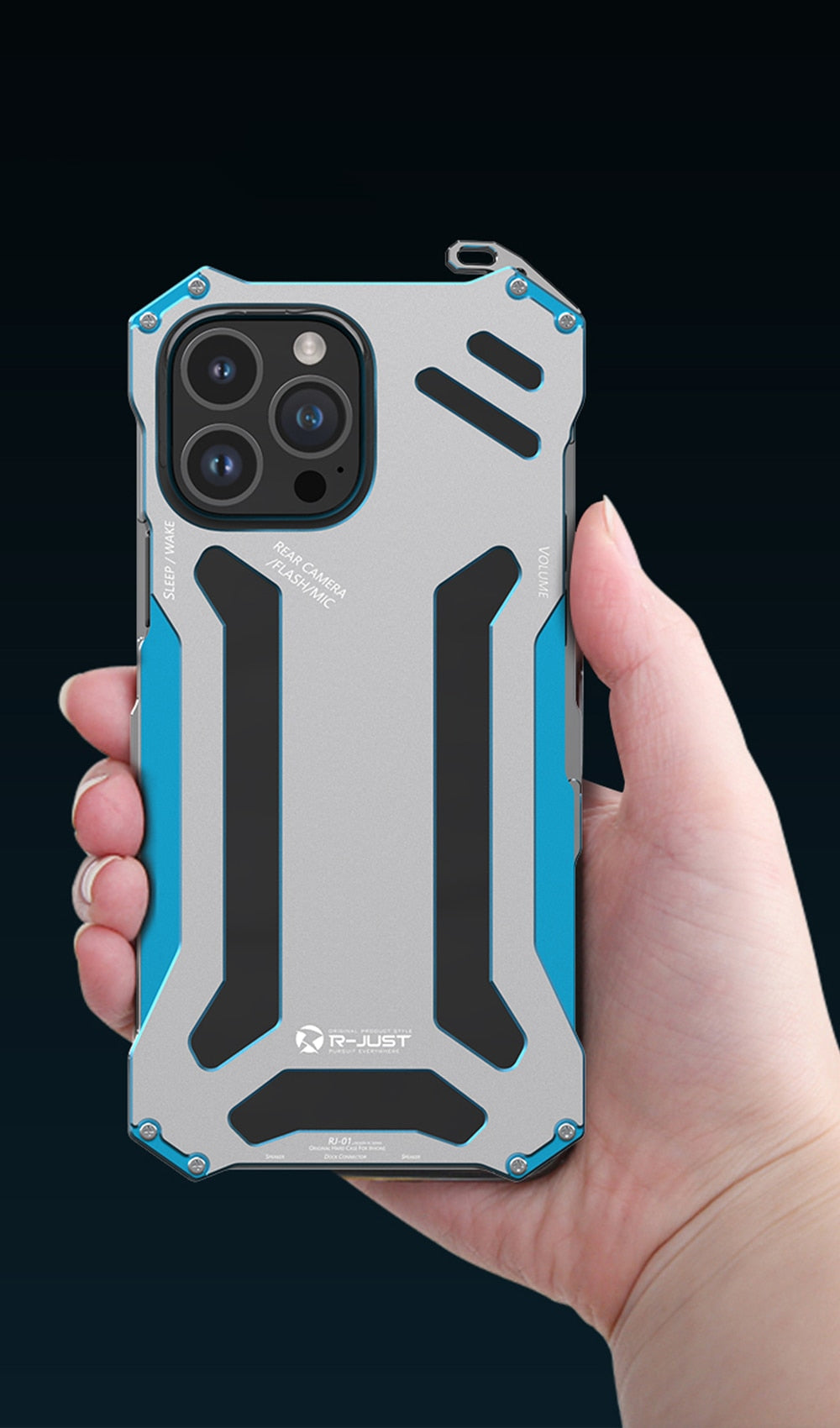 R-Just Alloy Metal Half-Wrapped Case for iPhone - Premium Mobile Phone Cases from R-Just - Just $32! Shop now at Dressmycell.com R-Just Alloy Metal Half-Wrapped Case for iPhone - Premium Mobile Phone Cases from R-Just - Just $32! Shop now at Dressmycell.com