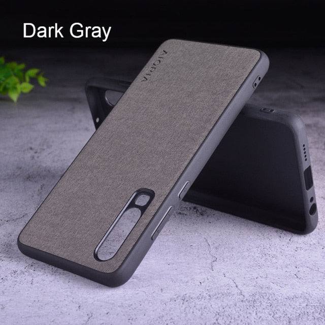 Leather Skin Textile Case for Huawei - Premium Mobile Phone Cases from Dressmycell.com - Just $16.00! Shop now at Dressmycell.com