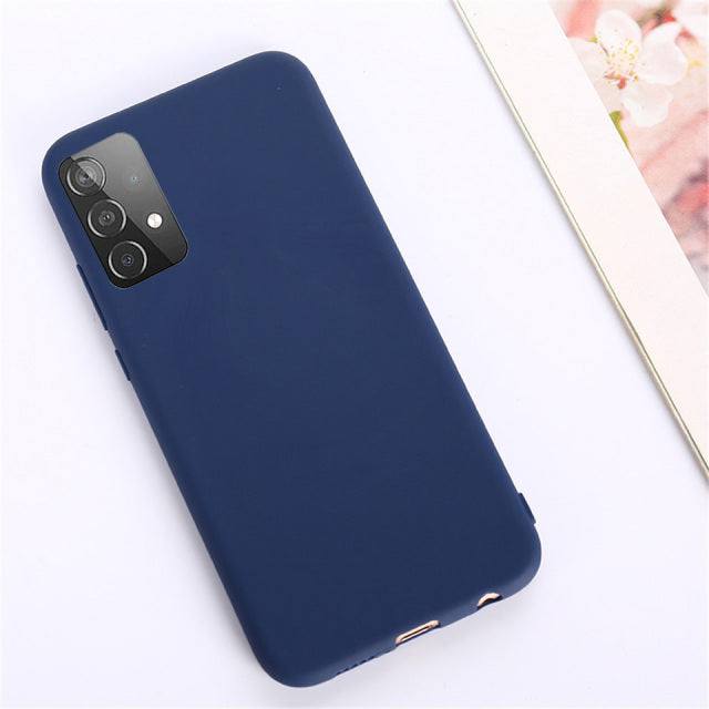 Solid Color Silicone Case For Samsung Galaxy A Series - Premium Mobile Phone Cases from Dressmycell.com - Just $14.00! Shop now at Dressmycell.com
