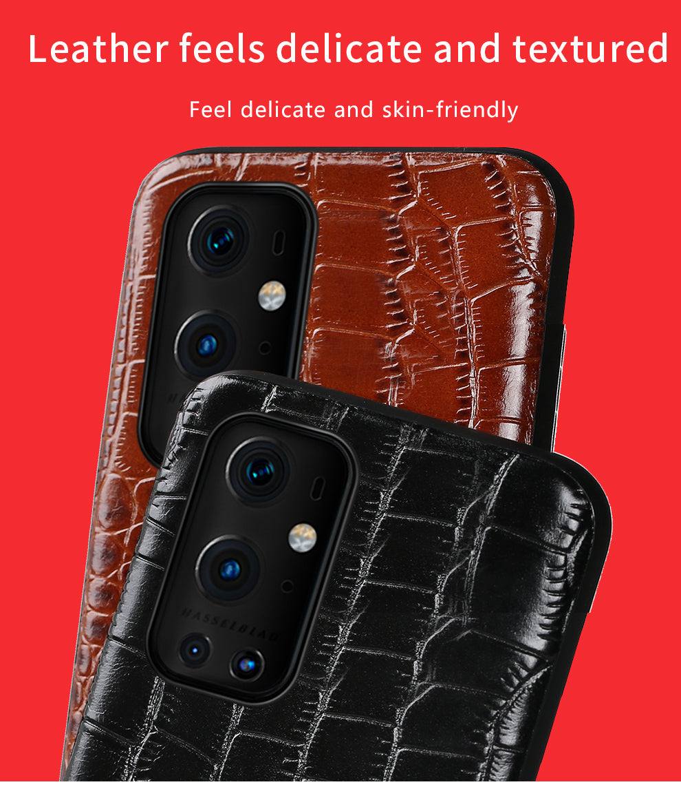 Genuine Cow Leather Fitted Case For Oneplus - Premium Mobile Phone Cases from Langsidi - Just $25.00! Shop now at Dressmycell.com