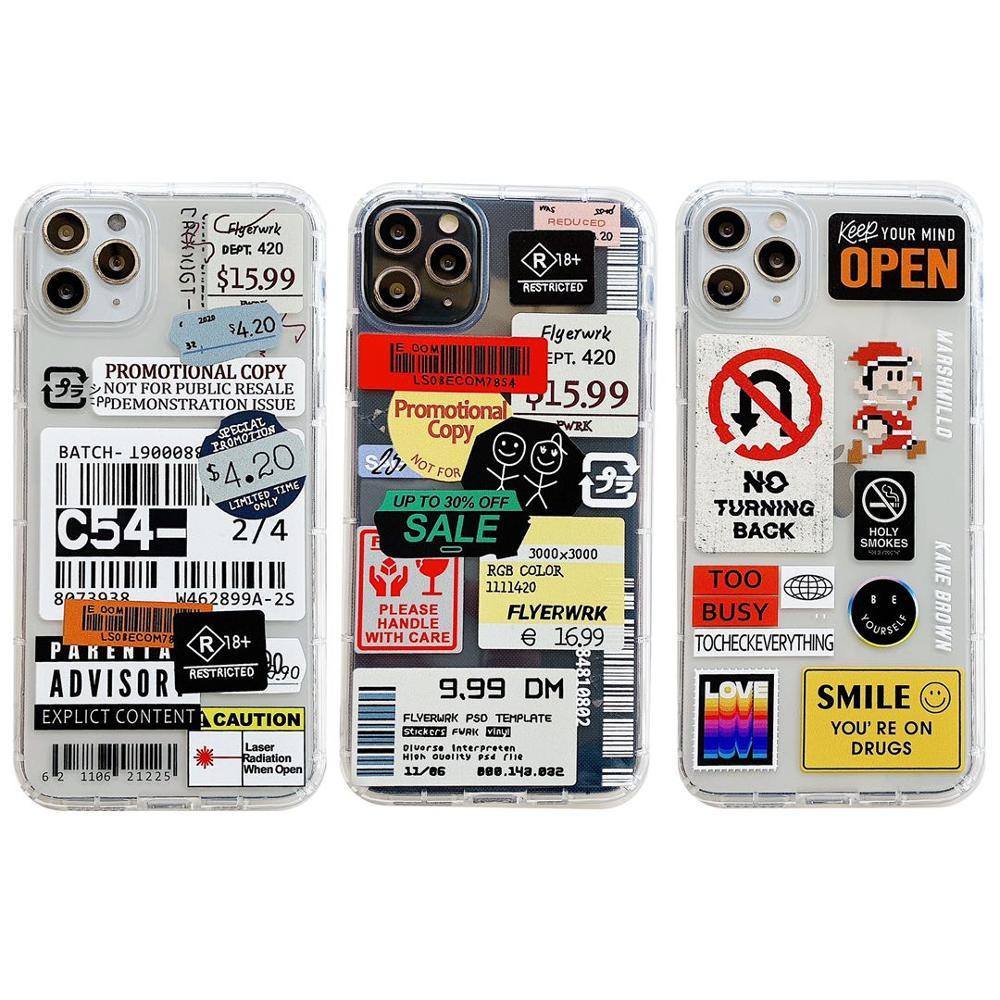 Retro Bar Code Label Phone Case For iPhone - Premium Mobile Phone Cases from Dressmycell.com - Just $15.00! Shop now at Dressmycell.com