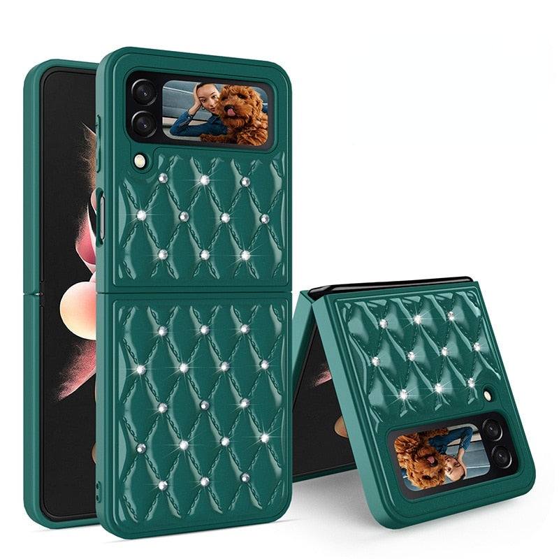 Rhomboid Pattern Case For Samsung Z Flip 3 - Premium Mobile Phone Cases from Dressmycell.com - Just $20.00! Shop now at Dressmycell.com Rhomboid Pattern Case For Samsung Z Flip 3 - Premium Mobile Phone Cases from Dressmycell.com - Just $20.00! Shop now at Dressmycell.com