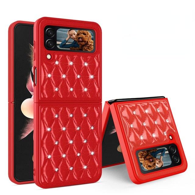 Rhomboid Pattern Case For Samsung Z Flip 3 - Premium Mobile Phone Cases from Dressmycell.com - Just $20.00! Shop now at Dressmycell.com Rhomboid Pattern Case For Samsung Z Flip 3 - Premium Mobile Phone Cases from Dressmycell.com - Just $20.00! Shop now at Dressmycell.com