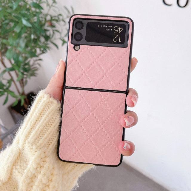Rhomboid Pattern Case For Samsung Z Flip 3 - Premium Mobile Phone Cases from Dressmycell.com - Just $20.00! Shop now at Dressmycell.com Rhomboid Pattern Case For Samsung Z Flip 3 - Premium Mobile Phone Cases from Dressmycell.com - Just $20.00! Shop now at Dressmycell.com