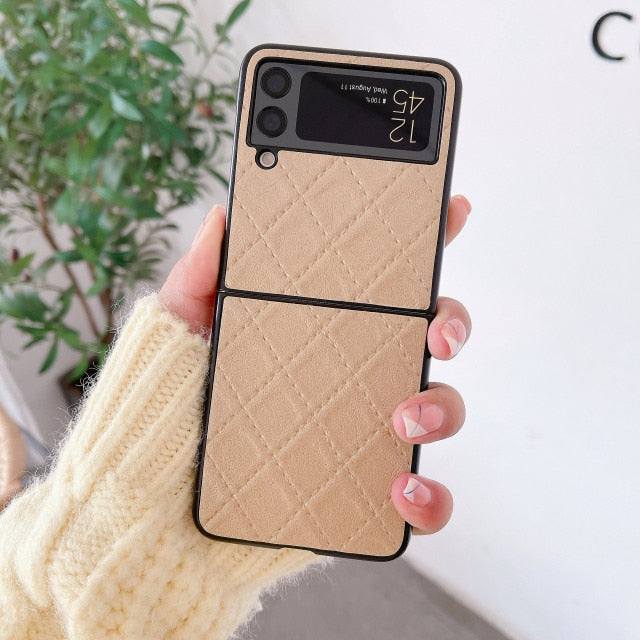 Rhomboid Pattern Case For Samsung Z Flip 3 - Premium Mobile Phone Cases from Dressmycell.com - Just $20.00! Shop now at Dressmycell.com Rhomboid Pattern Case For Samsung Z Flip 3 - Premium Mobile Phone Cases from Dressmycell.com - Just $20.00! Shop now at Dressmycell.com