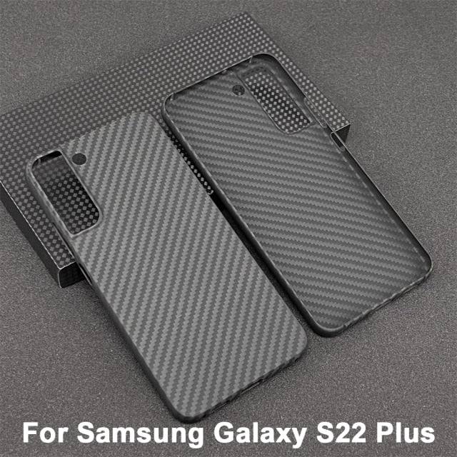 Real Carbon Fiber Lens Protection Case for Samsung - Premium Mobile Phone Cases from Dressmycell.com - Just $43.00! Shop now at Dressmycell.com
