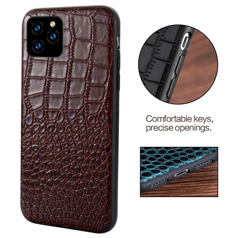 LANGSIDI Genuine Leather Case for iPhone - Premium Mobile Phone Cases from Langsidi - Just $27.00! Shop now at Dressmycell.com