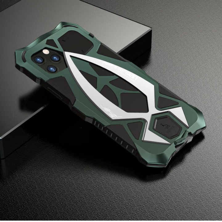 360 Metal Shockproof Armor Case for iPhone