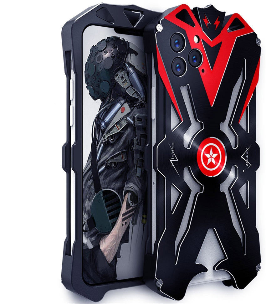 R-JUST Aluminum Armor Case For iPhone 11 - Premium Mobile Phone Cases from R-Just - Just $35! Shop now at Dressmycell.com