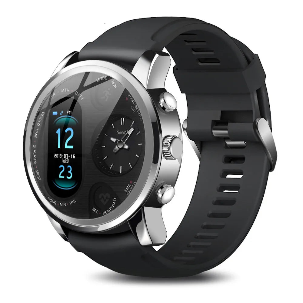 T3 PRO Dual Time Smart Watch - Premium Watches from Dressmycell.com - Just $52! Shop now at Dressmycell.com