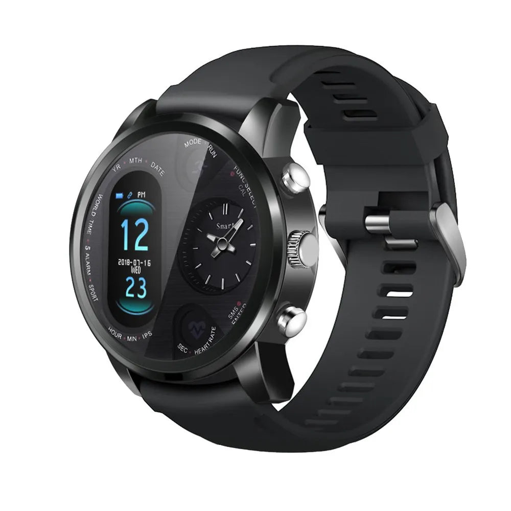 T3 PRO Dual Time Smart Watch - Premium Watches from Dressmycell.com - Just $52! Shop now at Dressmycell.com