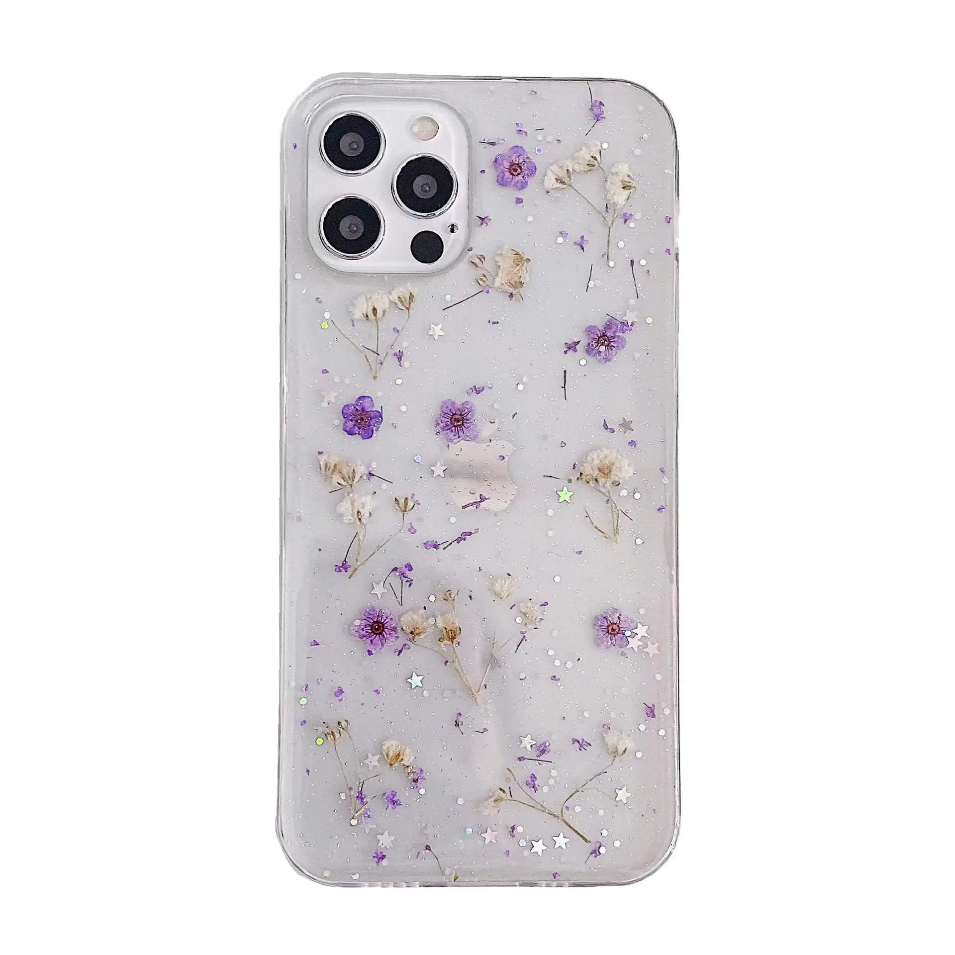 Real Dried Daisies Clear Case For iPhone - Premium Mobile Phone Cases from Dressmycell.com - Just $15! Shop now at Dressmycell.com