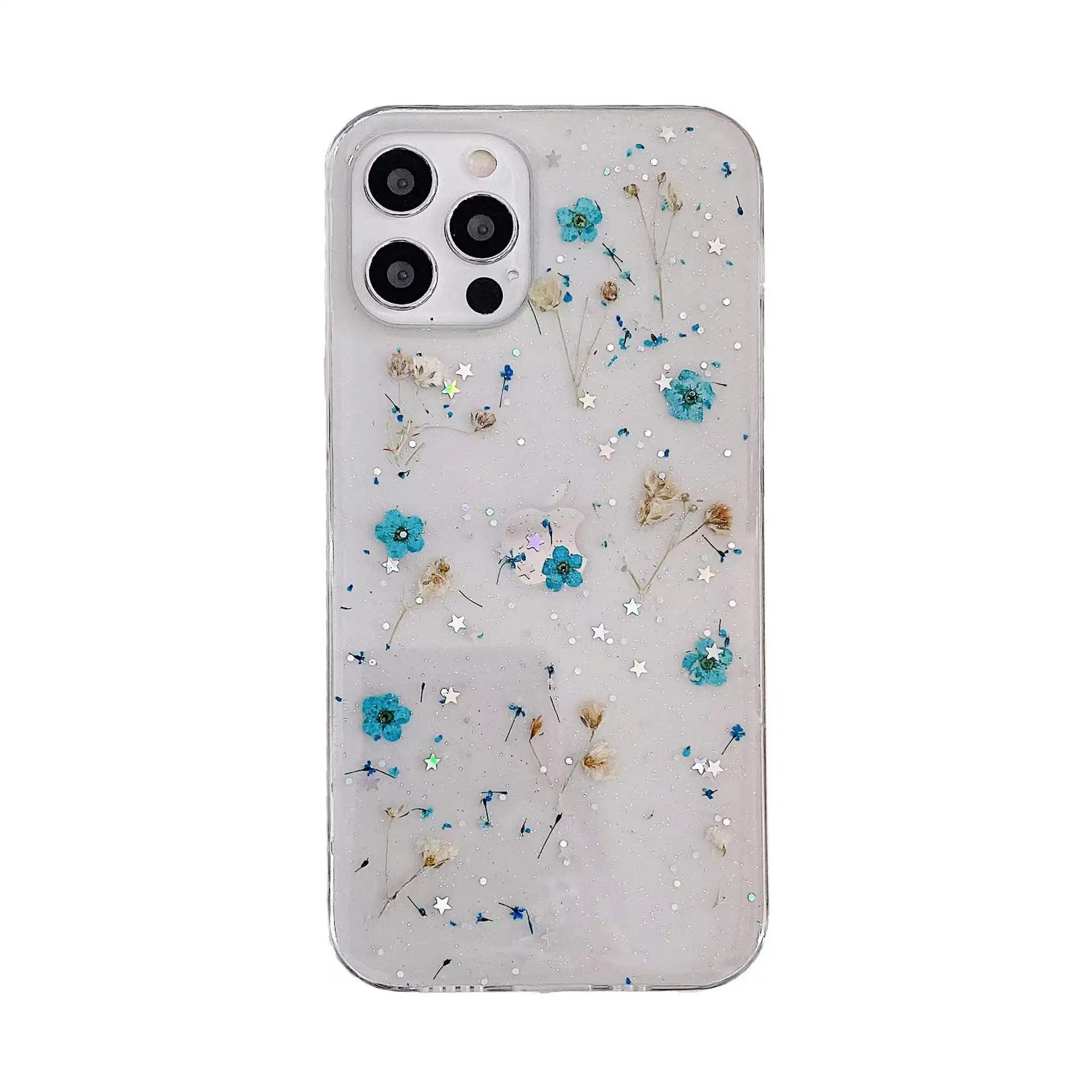 Real Dried Daisies Clear Case For iPhone - Premium Mobile Phone Cases from Dressmycell.com - Just $15! Shop now at Dressmycell.com