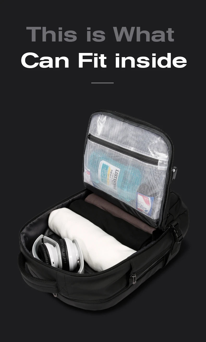 BANGE Capacity USB Charging Backpack - Premium Laptop Bags from Dressmycell.com - Just $70! Shop now at Dressmycell.com